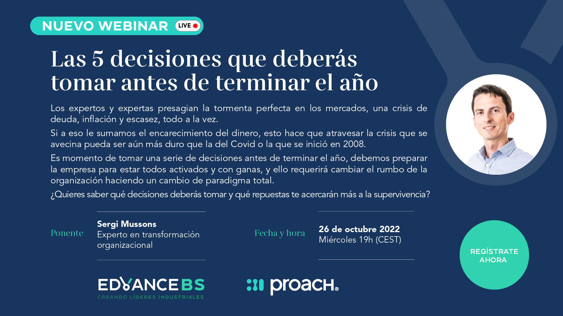 Webinar | 5 decisiones que deberás tomar antes de terminar el año ...